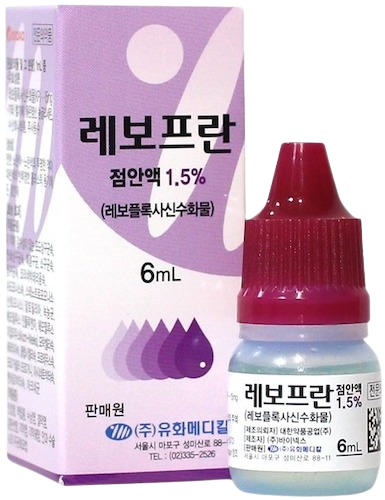 레보프란점안액1.5%_(90mg/6mL) 제품 사진