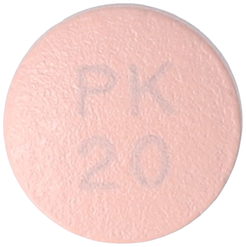 테네글리틴정20mg 제품 사진