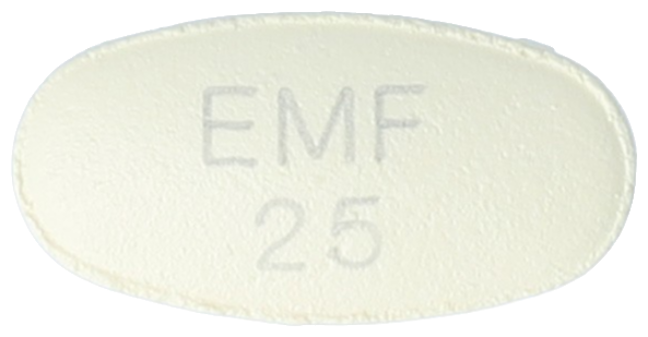이엠파정25mg 제품 사진