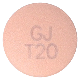 테리아정20mg 제품 사진