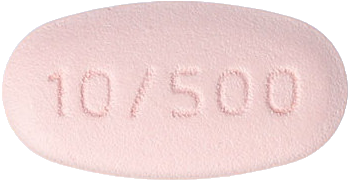제포가듀오서방정10/500mg 제품 사진
