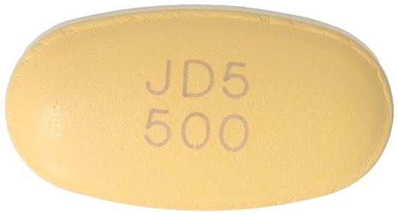 자디플로진엠정5/500mg 제품 사진