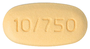 테네리엠서방정10/750mg 제품 사진