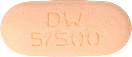 포시로멧서방정5/500mg 제품 사진