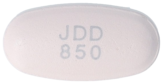 자디원듀오정12.5/850mg 제품 사진