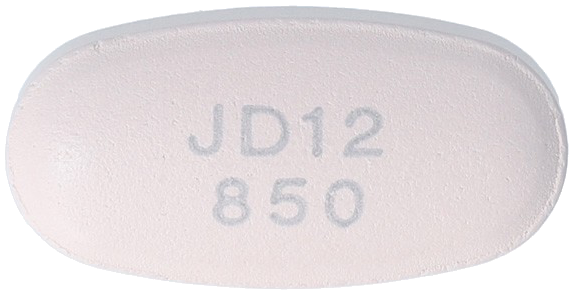자디플로진엠정12.5/850mg 제품 사진