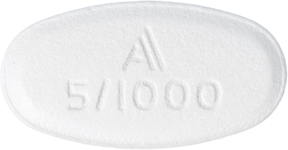 리나콤비서방정5/1000mg 제품 사진