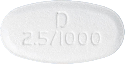 글레린듀오서방정2.5/1000mg 제품 사진