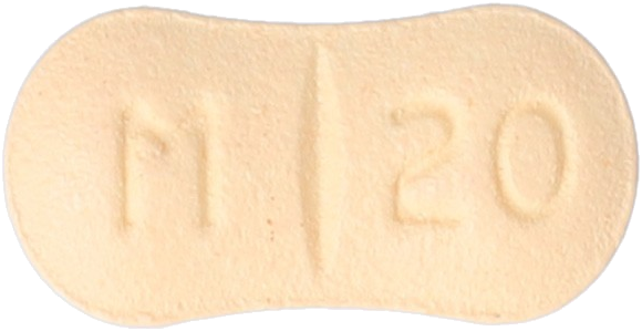 알빅스정20mg 제품 사진