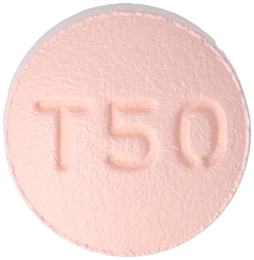 토피메드서방정50mg 제품 사진