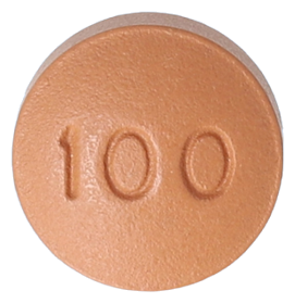 옴짜라정100mg 제품 사진