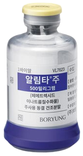 알림타주500mg_(0.69895g/1병) 제품 사진