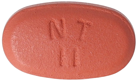 닌테브로정150mg 제품 사진