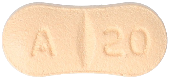 알만틴정20mg 제품 사진