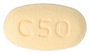 브리베타정50mg_(50mg/1정) 제품 사진
