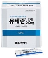 뮤테란과립200mg_(40g/200g) 제품 사진