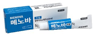 메노바크림_(0.25g/5g) 제품 사진