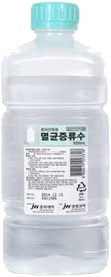 중외관류용멸균증류수_(1000mL) 제품 사진