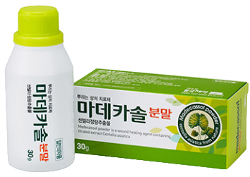 마데카솔분말_(0.6g/30g) 제품 사진