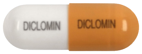 디클로민캡슐10mg 제품 사진