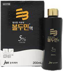 볼두민액5%_(10g/200mL) 제품 사진