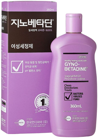 지노베타딘질세정액360ml 제품 사진