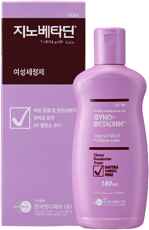 지노베타딘질세정액180ml 제품 사진