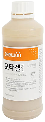 포타겔현탁액_(75g/500mL) 제품 사진