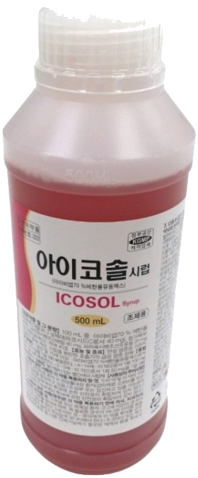 아이코솔시럽_(10g/500mL) 제품 사진