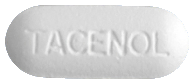 타세놀정500mg 제품 사진