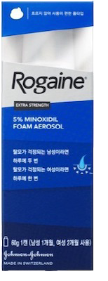 로게인5%폼에어로졸 제품 사진