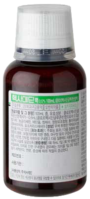 헥사메딘액0.12%_(0.6mL/100mL) 제품 사진