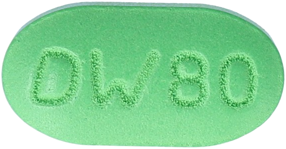 대웅징코샷정80mg 제품 사진