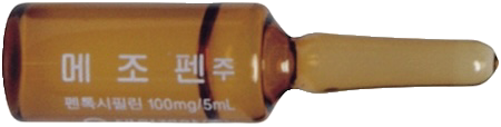 메조펜주100mg/5ml 제품 사진
