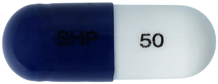 프리카캡슐50mg 제품 사진